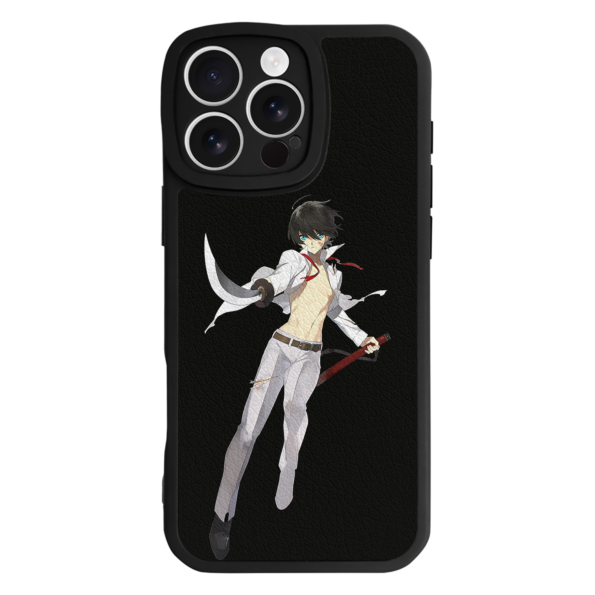 （画像用） 刀剣乱舞 Touken Ranbu 【iPhone 16シリーズ対応】シリコンスマホケース（レザー調） 材質：シリコン